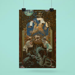 The Den of Iniquity, The Valley of the Giants by Dean Cornwell poster 6