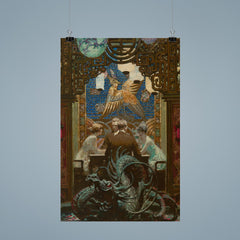 The Den of Iniquity, The Valley of the Giants by Dean Cornwell poster 9