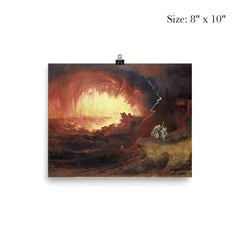 The Destruction of Sodom and Gomorrah by John Martin, 1852 poster 4