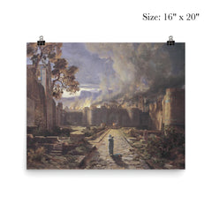 The Destruction of Sodom and Gomorrah by Jules-Joseph-Augustin Laurens poster 2