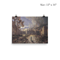 The Destruction of Sodom and Gomorrah by Jules-Joseph-Augustin Laurens poster 3