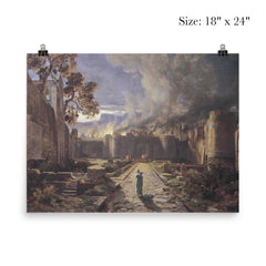 The Destruction of Sodom and Gomorrah by Jules-Joseph-Augustin Laurens poster 5