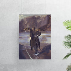 The Devil Skating When Hell Freezes Over by John Collier poster 7