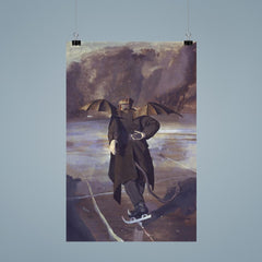 The Devil Skating When Hell Freezes Over by John Collier poster 9