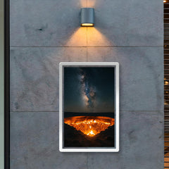 The Door to Hell in Karakum night poster 2
