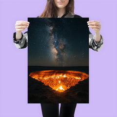 The Door to Hell in Karakum night poster 3