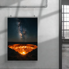 The Door to Hell in Karakum night poster 4