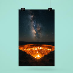 The Door to Hell in Karakum night poster 6