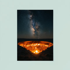 The Door to Hell in Karakum night poster 8