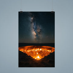 The Door to Hell in Karakum night poster 9