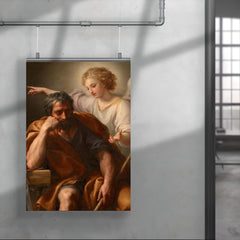 The Dream of St. Joseph by Anton Raphael Mengs poster 4