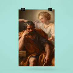 The Dream of St. Joseph by Anton Raphael Mengs poster 6