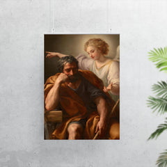 The Dream of St. Joseph by Anton Raphael Mengs poster 7