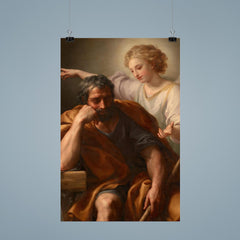 The Dream of St. Joseph by Anton Raphael Mengs poster 9