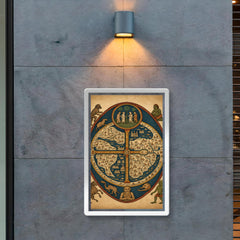 The Ebstorf Map with paradise and monsters poster 2