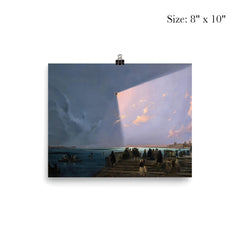 The Eclipse of the Sun in Venice by Ippolito Caffi, 1842 poster 4