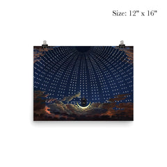 The Enchanted Flute Opera by Wolfgang Amadeus Mozart by Karl Friedrich Schinkel, 1815 poster 3