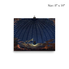 The Enchanted Flute Opera by Wolfgang Amadeus Mozart by Karl Friedrich Schinkel, 1815 poster 4