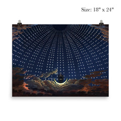 The Enchanted Flute Opera by Wolfgang Amadeus Mozart by Karl Friedrich Schinkel, 1815 poster 5