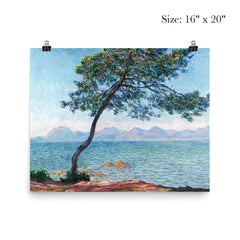 The Esterel Mountains by Claude Monet poster 2