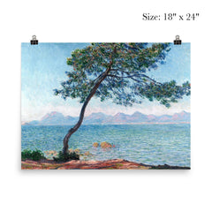 The Esterel Mountains by Claude Monet poster 5
