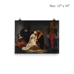 The Execution of Lady Jane Grey by Paul Delaroche poster 3