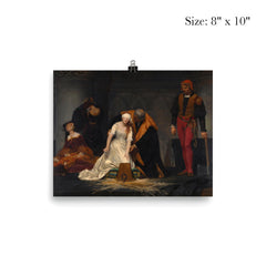 The Execution of Lady Jane Grey by Paul Delaroche poster 4