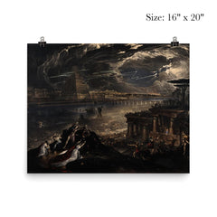 The Fall of Babylon by John Martin, 1831 poster 2