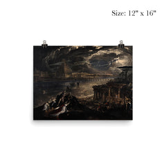 The Fall of Babylon by John Martin, 1831 poster 3