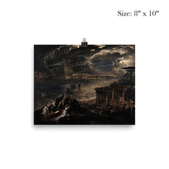The Fall of Babylon by John Martin, 1831 poster 4