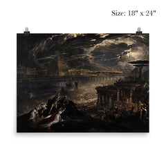The Fall of Babylon by John Martin, 1831 poster 5