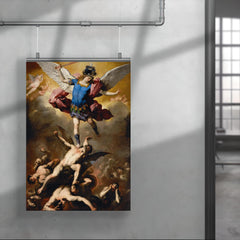 The Fall of the Rebel Angels by Luca Giordano, 1660 poster 4