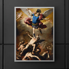 The Fall of the Rebel Angels by Luca Giordano, 1660 poster 5