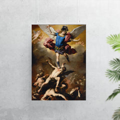 The Fall of the Rebel Angels by Luca Giordano, 1660 poster 7