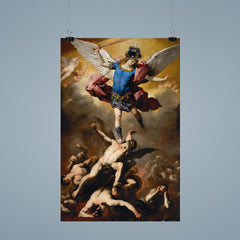 The Fall of the Rebel Angels by Luca Giordano, 1660 poster 9