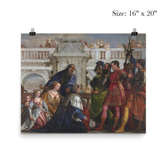 The Family of Darius before Alexander by Paolo Veronese poster 2