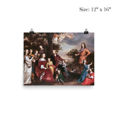 The Family of Mr. Willem van den Kerckhoven by Jan Mijtens, 1652 poster 3