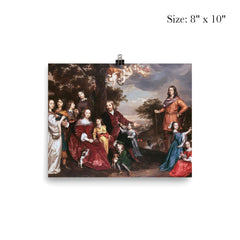 The Family of Mr. Willem van den Kerckhoven by Jan Mijtens, 1652 poster 4