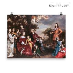 The Family of Mr. Willem van den Kerckhoven by Jan Mijtens, 1652 poster 5