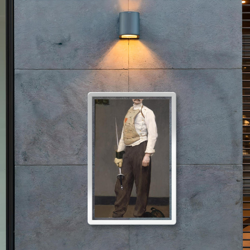 The Fencing Master by Gari Melchers poster 2