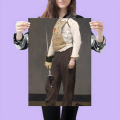 The Fencing Master by Gari Melchers poster 3