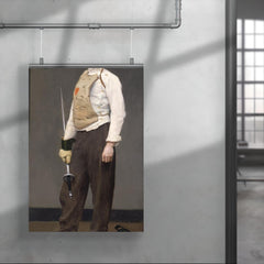 The Fencing Master by Gari Melchers poster 4