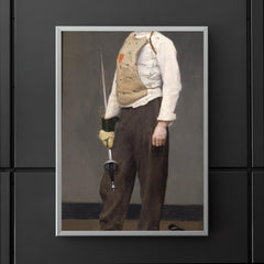 The Fencing Master by Gari Melchers poster 5