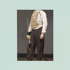 The Fencing Master by Gari Melchers poster 8