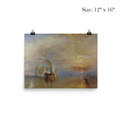 The Fighting Temeraire by Joseph Mallord William Turner, 1838 poster 3