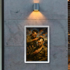 The Filthy Thirteen shaving Mohawks before D Day poster 2