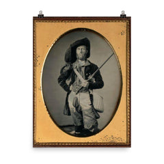 The Fisherman by an Unknown Artist, 1855 poster on a plain backdrop in size 8"x10".