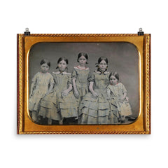 The Five Sisters poster on a plain backdrop in size 8"x10".
