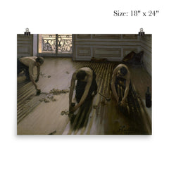 The Floor Scrapers, or Les Raboteurs de Parquet by Gustave Caillebotte poster 5