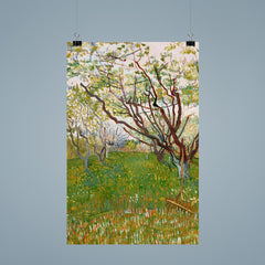 The Flowering Orchard by Vincent van Gogh, 1888 poster 9